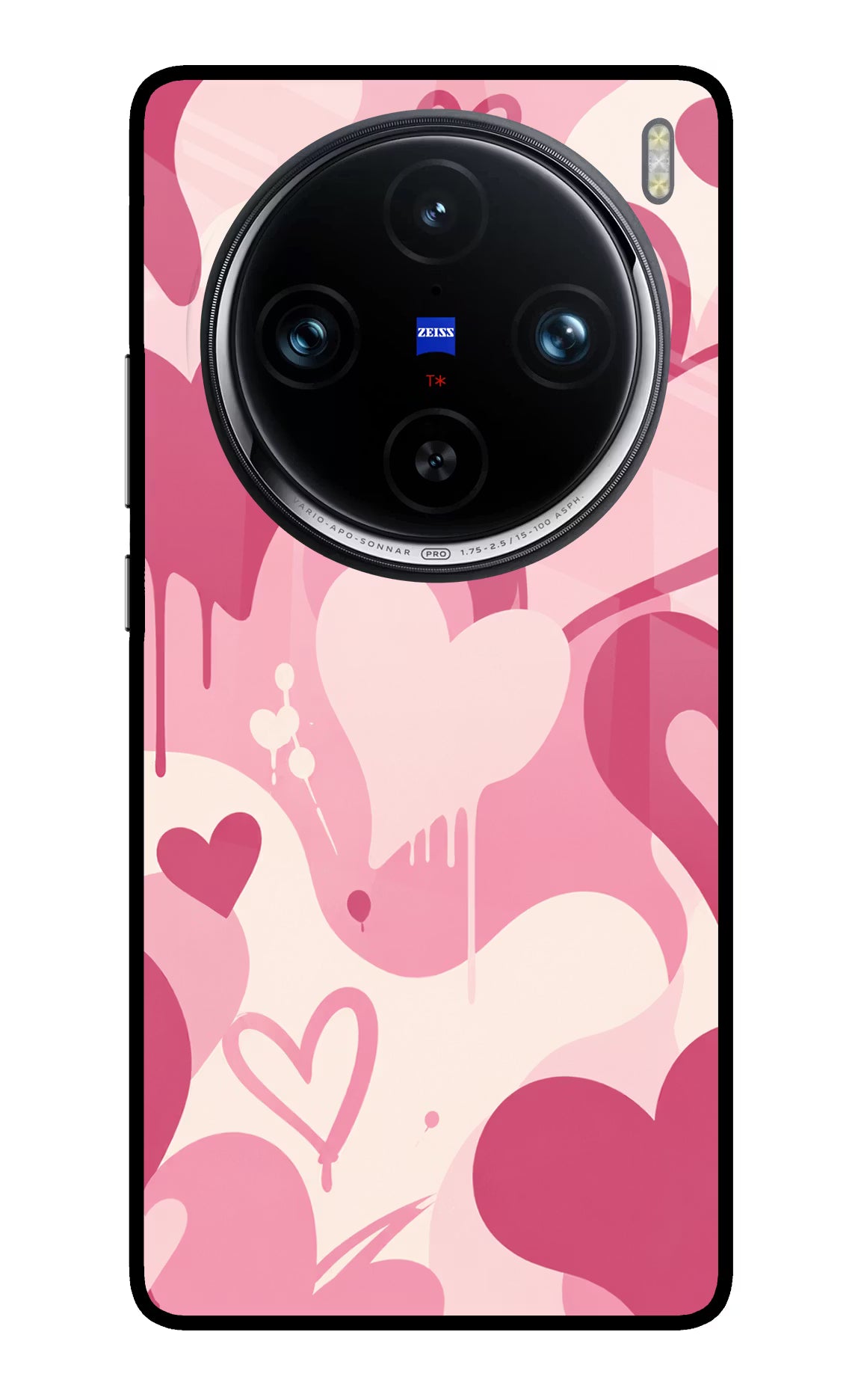 Hearty case Vivo X100 Pro Glass Case Back Cover by Casekaro