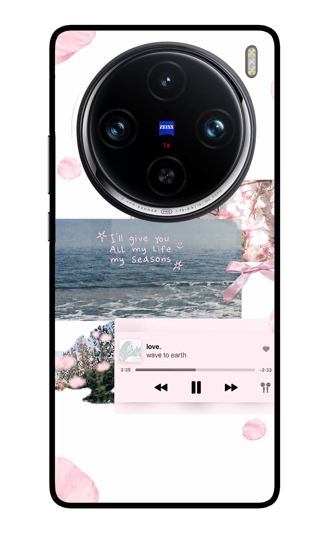 Wave to earth Vivo X100 Pro Glass Case