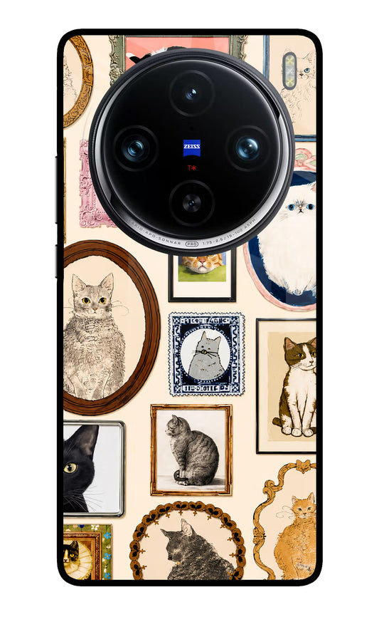 Mirror Cats Vivo X100 Pro Glass Case