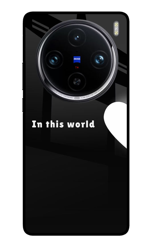 This World Vivo X100 Pro Glass Case