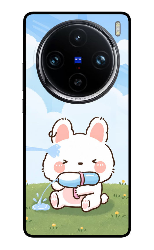 Bunny Treat Vivo X100 Pro Glass Case