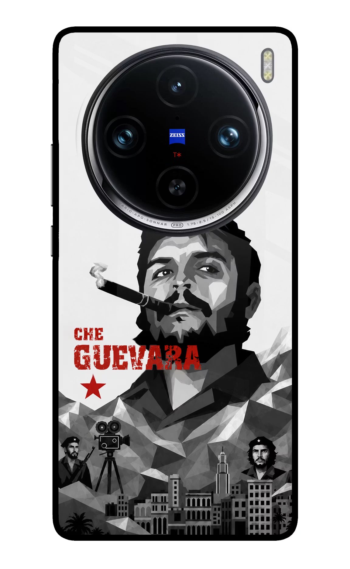 Che Guevara Iconic Vivo X100 Pro Glass Case