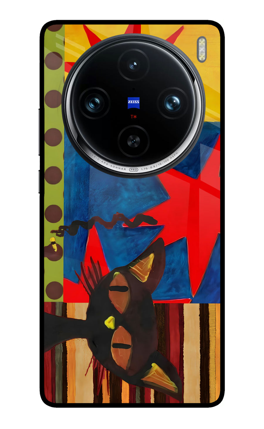 Pop Cat Vivo X100 Pro Back Cover, Glass case