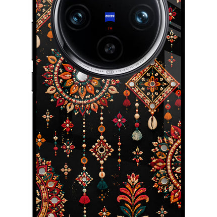Boho Noir Vivo X100 Pro Glass Case