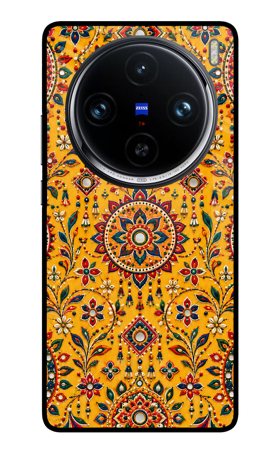 Sunlit Aura Vivo X100 Pro Back Cover, Glass case