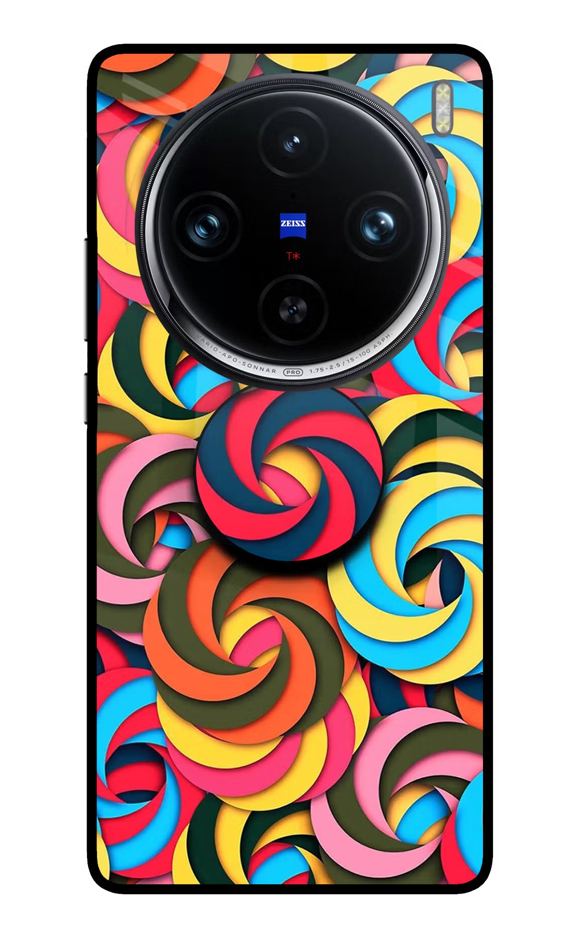 Spiral Pattern Vivo X100 Pro Pop Case by Casekaro