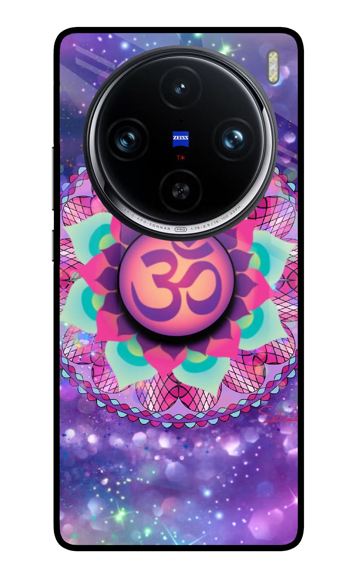 Om Purple Vivo X100 Pro Pop Case by Casekaro