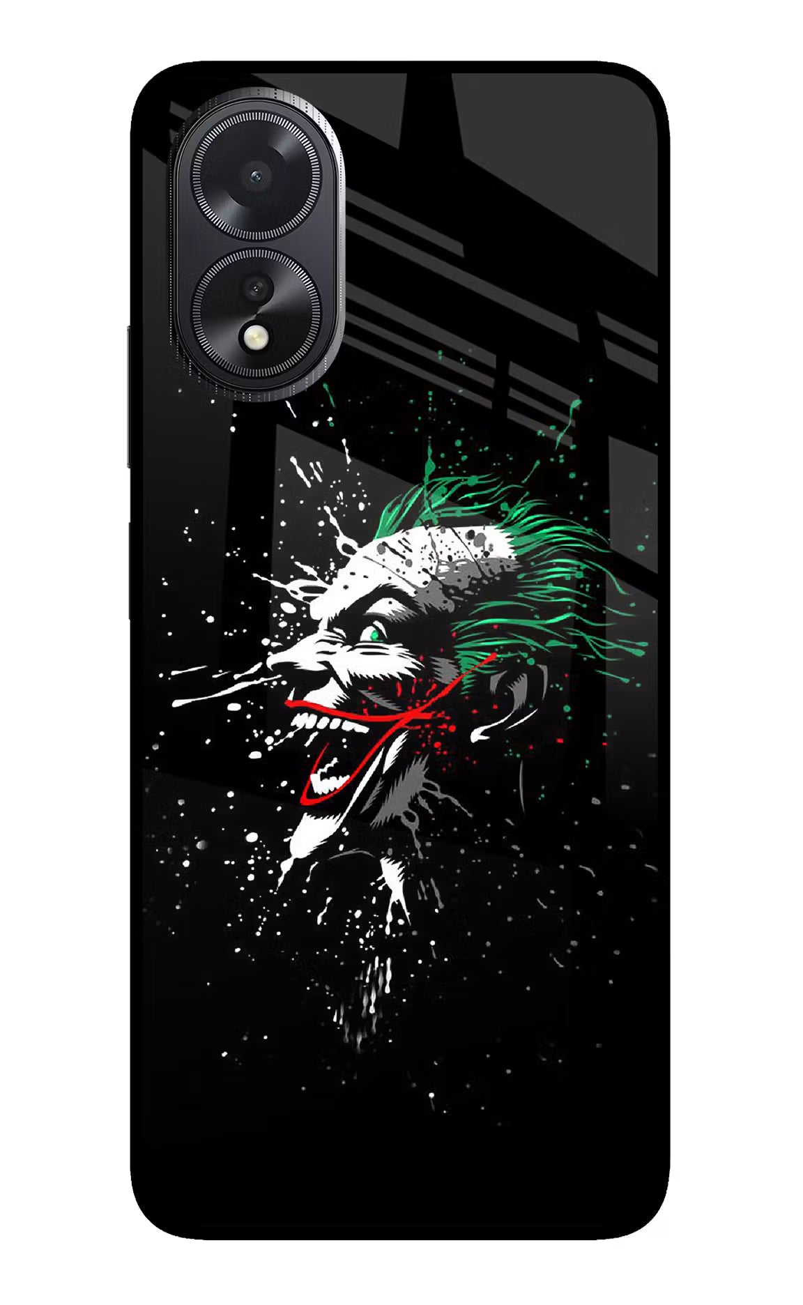 Joker Oppo A18/Oppo A38 Glass Case Back Cover by Casekaro