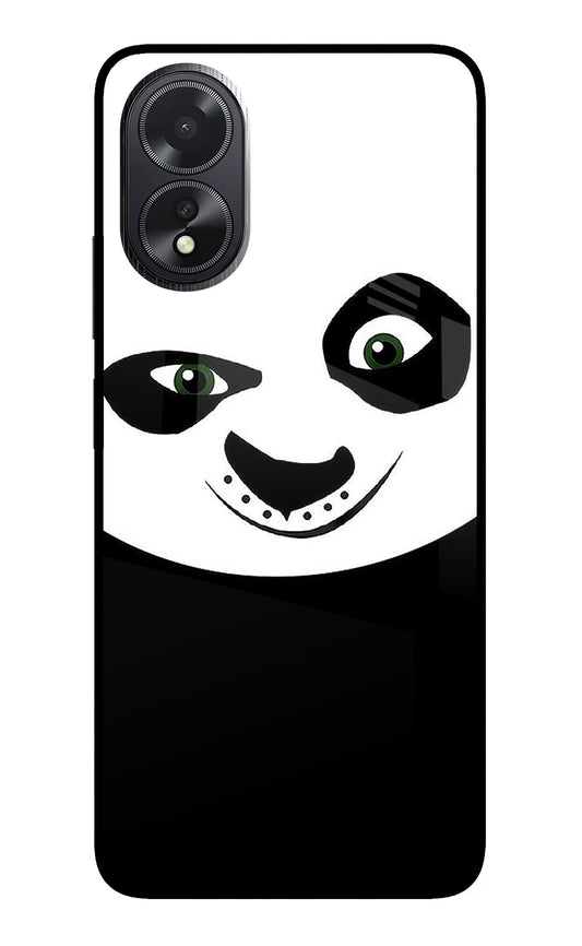 Panda Oppo A18/Oppo A38 Glass Case