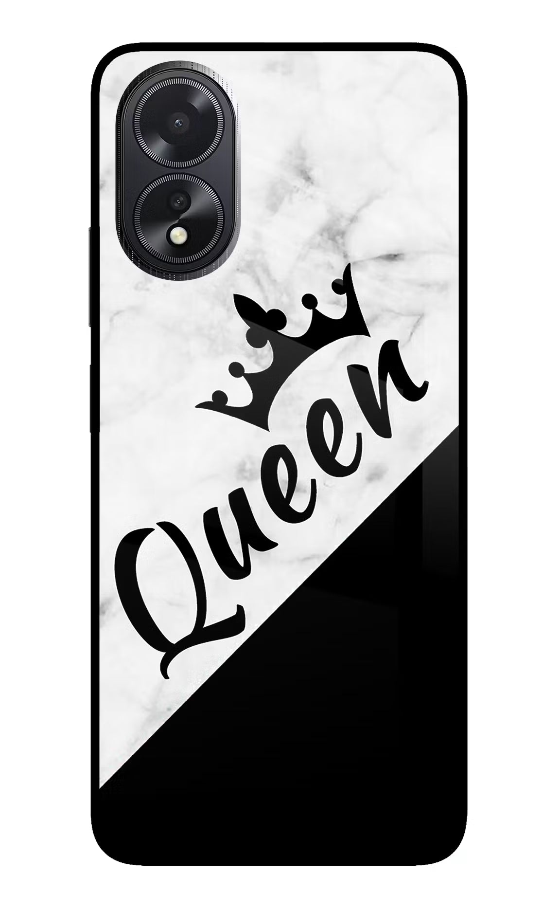Queen Oppo A18/Oppo A38 Glass Case