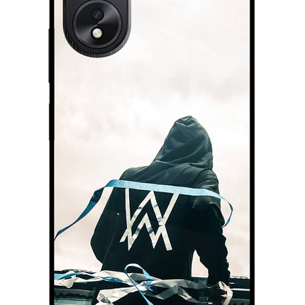 Alan Walker Oppo A18/Oppo A38 Glass Case Back Cover by Casekaro