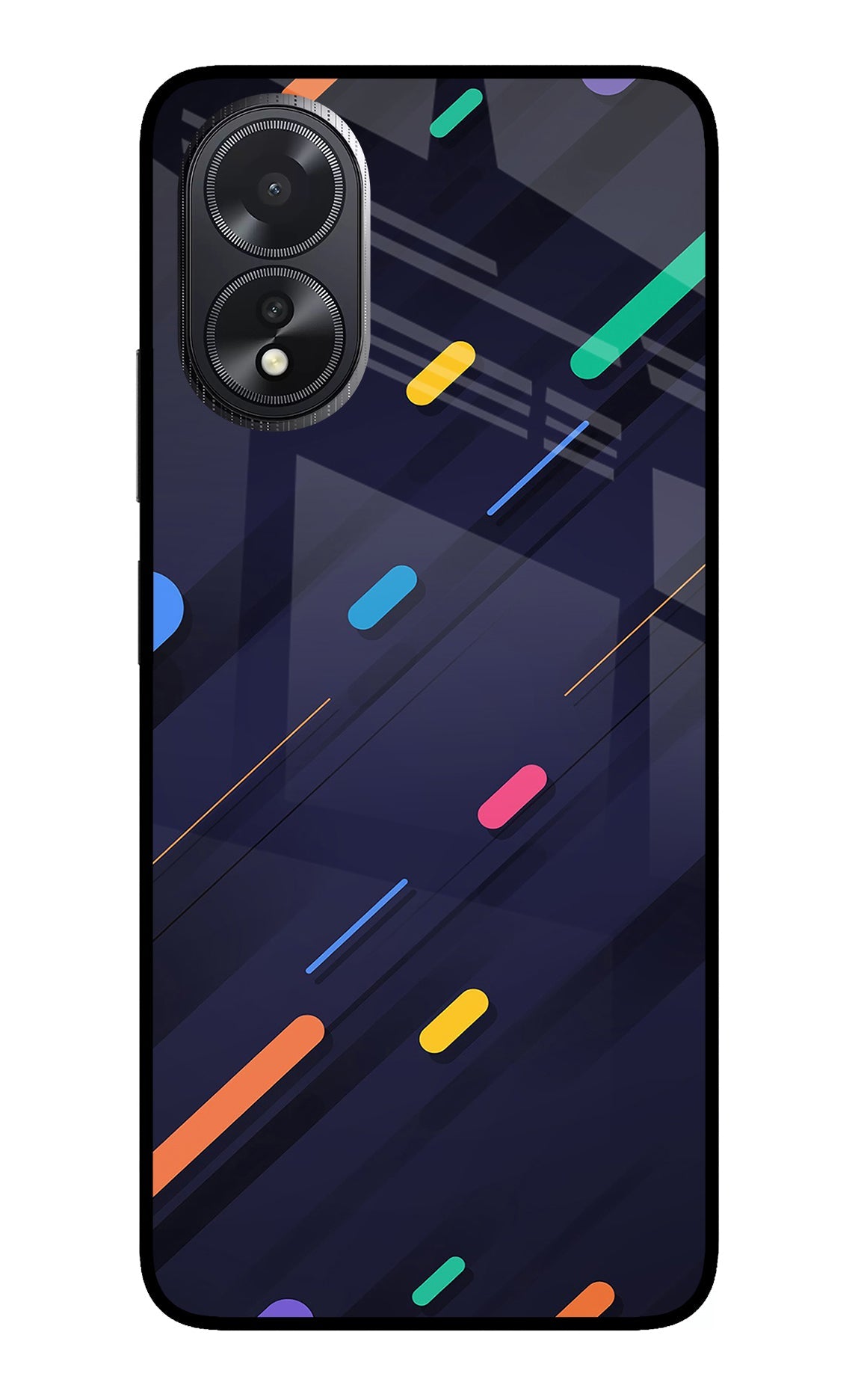 Abstract Design Oppo A18/Oppo A38 Back Cover