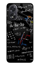 Mathematics Formula Oppo A18/Oppo A38 Glass Case