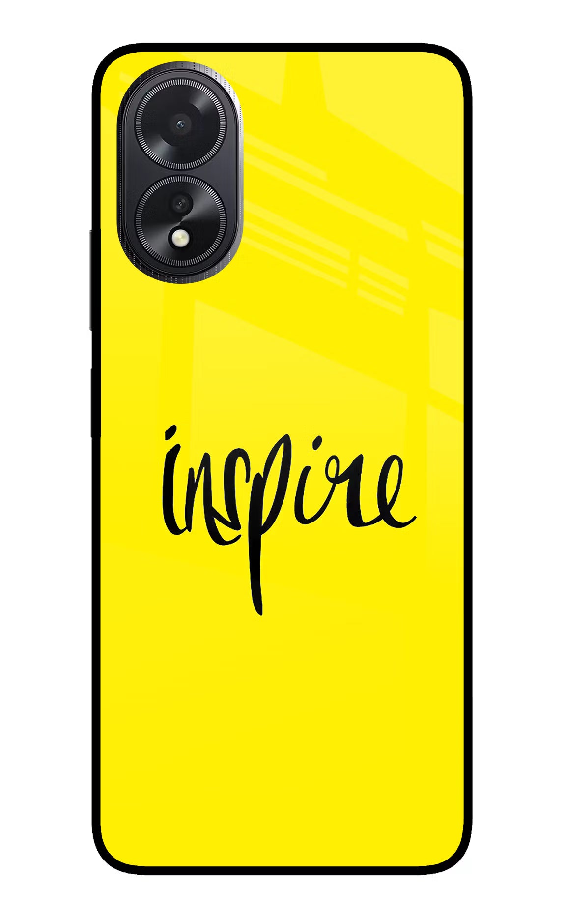 Inspire Oppo A18/Oppo A38 Glass Case Back Cover by Casekaro