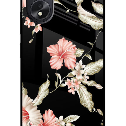 Flowers Oppo A18/Oppo A38 Glass Case