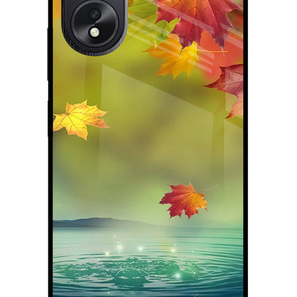 Flowers Oppo A18/Oppo A38 Glass Case Back Cover by Casekaro
