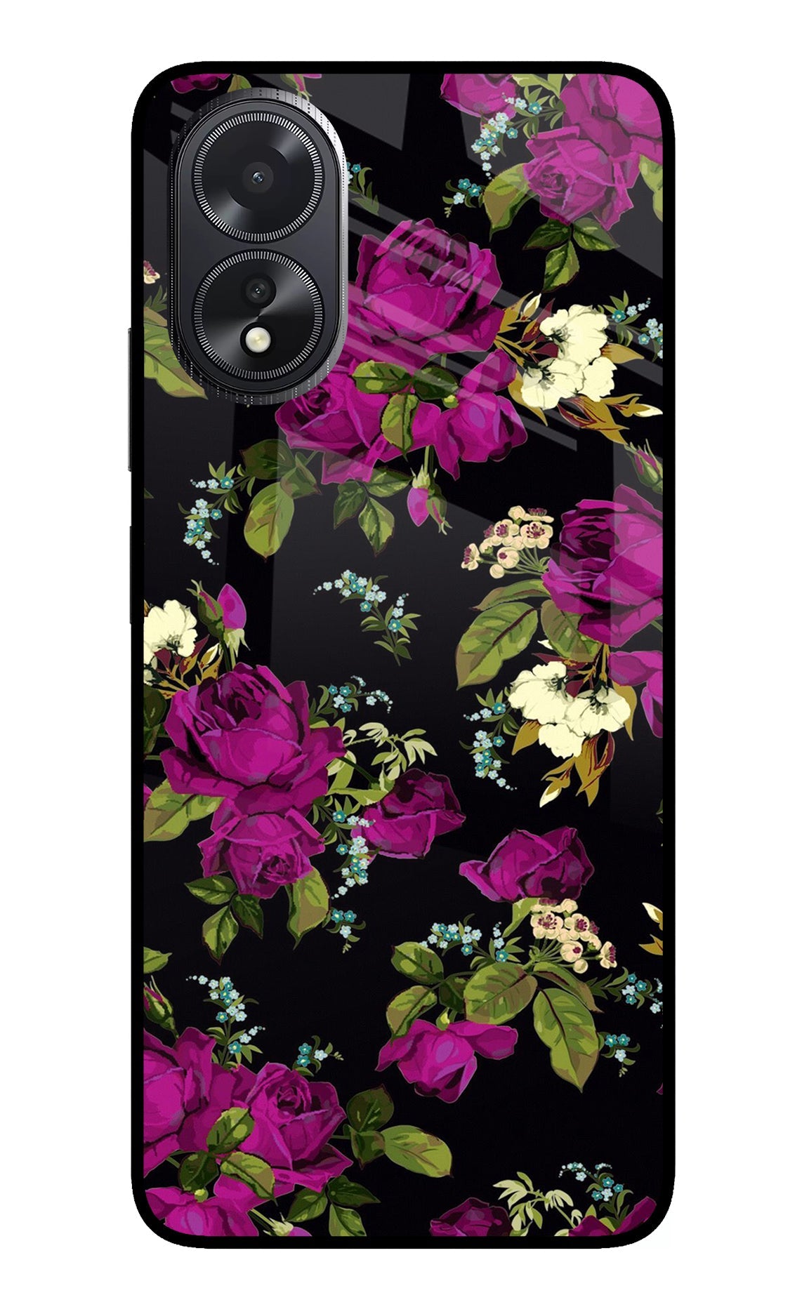 Flowers Oppo A18/Oppo A38 Back Cover