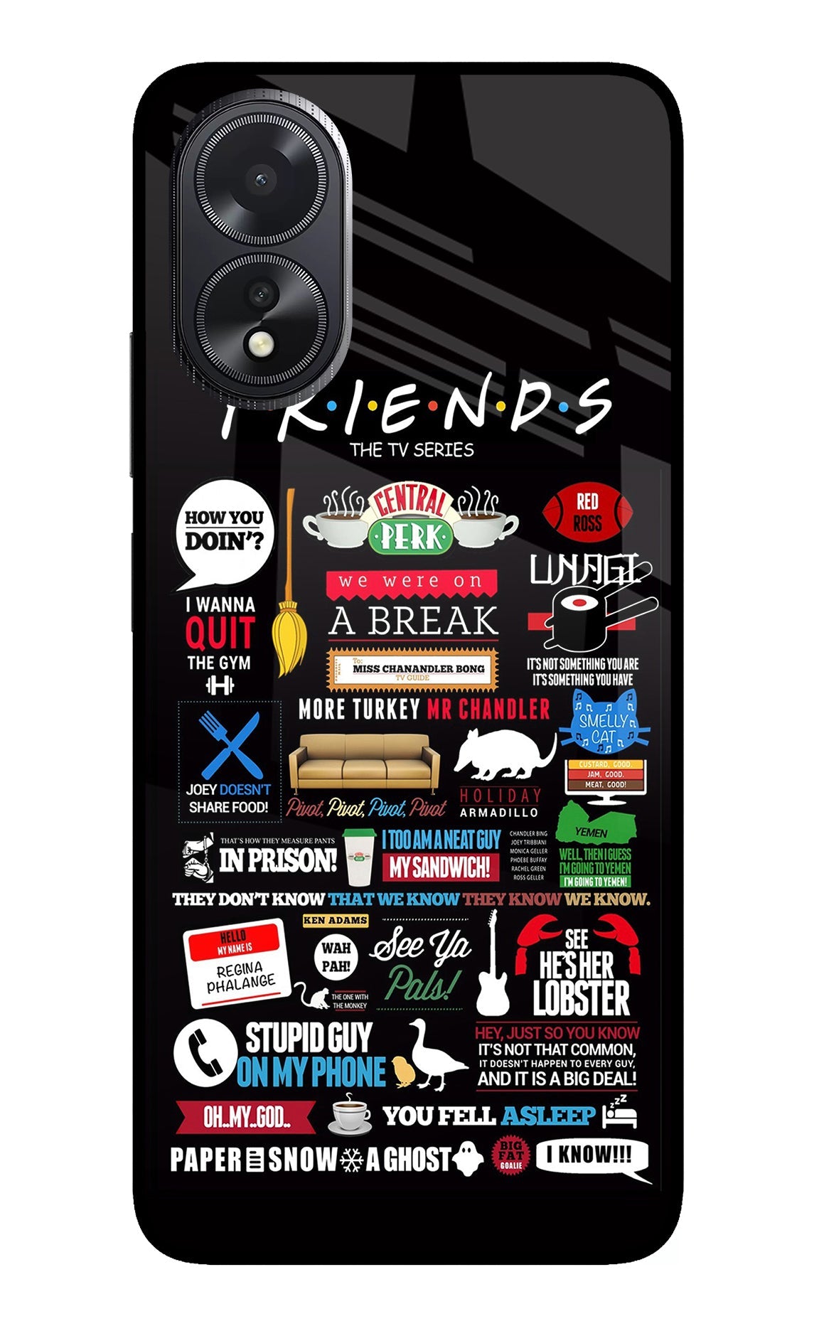 FRIENDS Oppo A18/Oppo A38 Back Cover