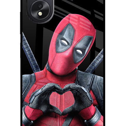 Deadpool Oppo A18/Oppo A38 Glass Case Back Cover by Casekaro