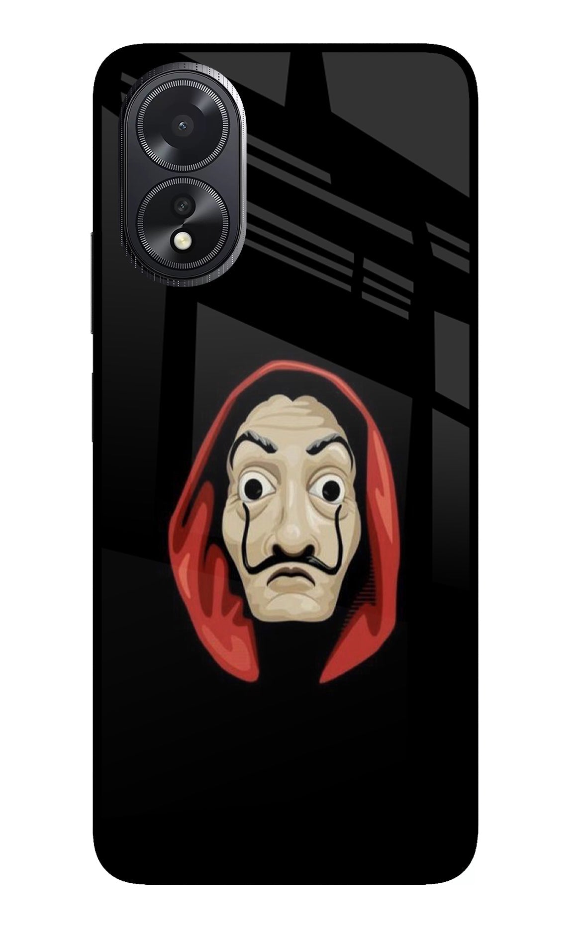 Money Heist Oppo A18/Oppo A38 Glass Case