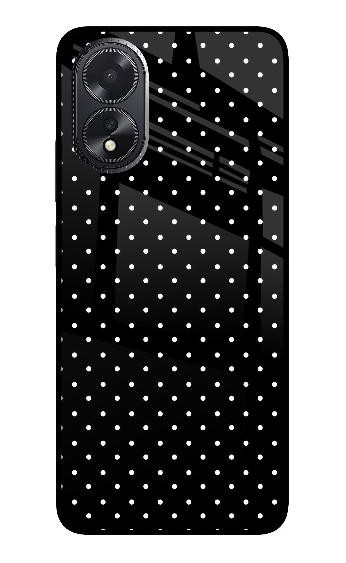 White Dots Oppo A18/Oppo A38 Back Cover