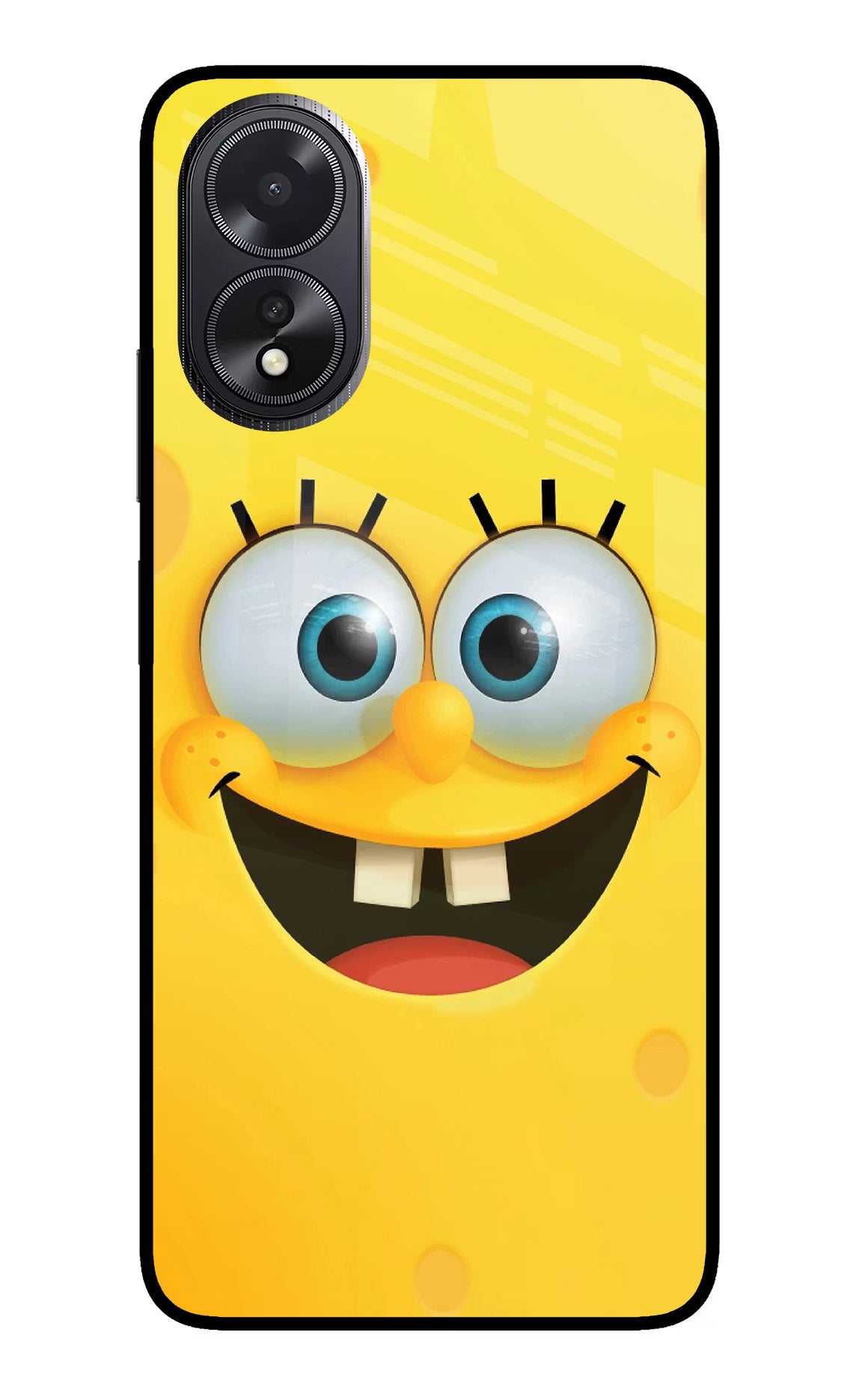 Sponge 1 Oppo A18/Oppo A38 Glass Case Back Cover by Casekaro