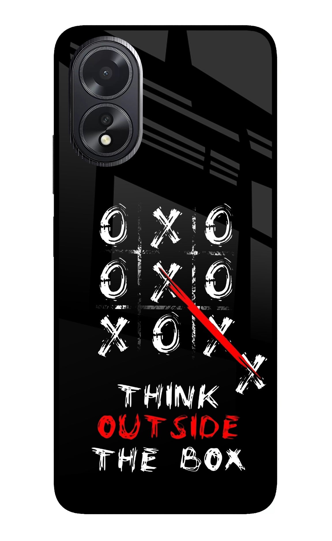 Think out of the BOX Oppo A18/Oppo A38 Glass Case