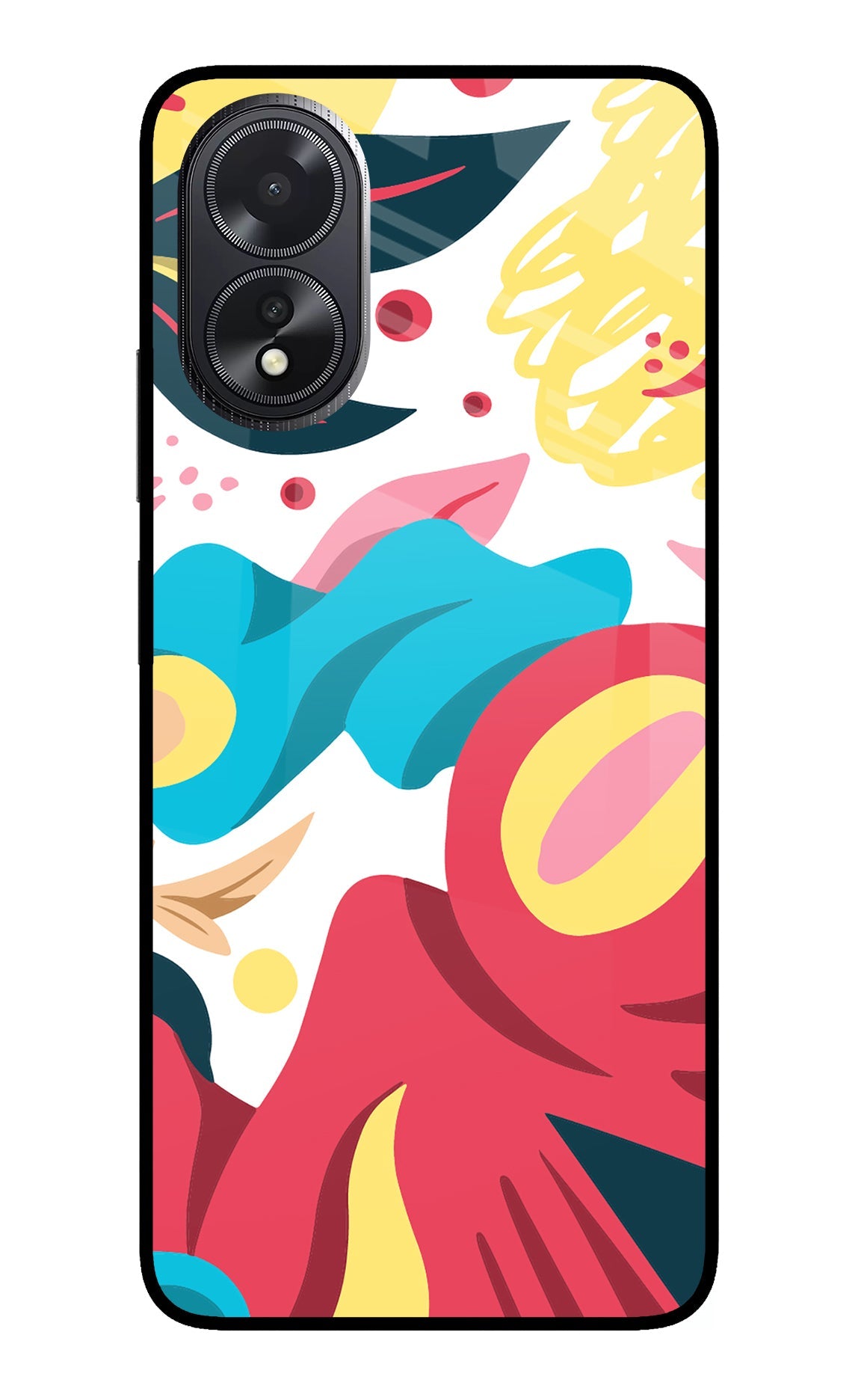 Trippy Art Oppo A18/Oppo A38 Glass Case