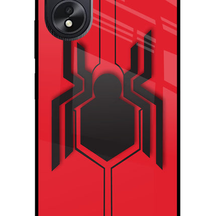 Spider Oppo A18/Oppo A38 Glass Case Back Cover by Casekaro