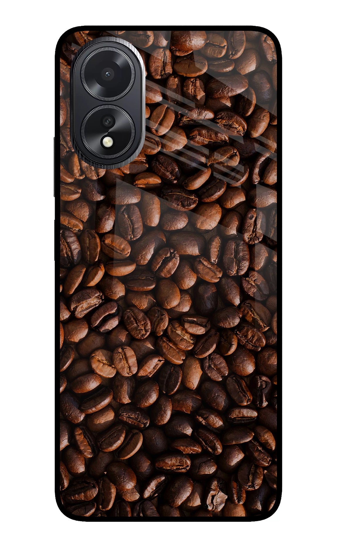 Coffee Beans Oppo A18/Oppo A38 Glass Case
