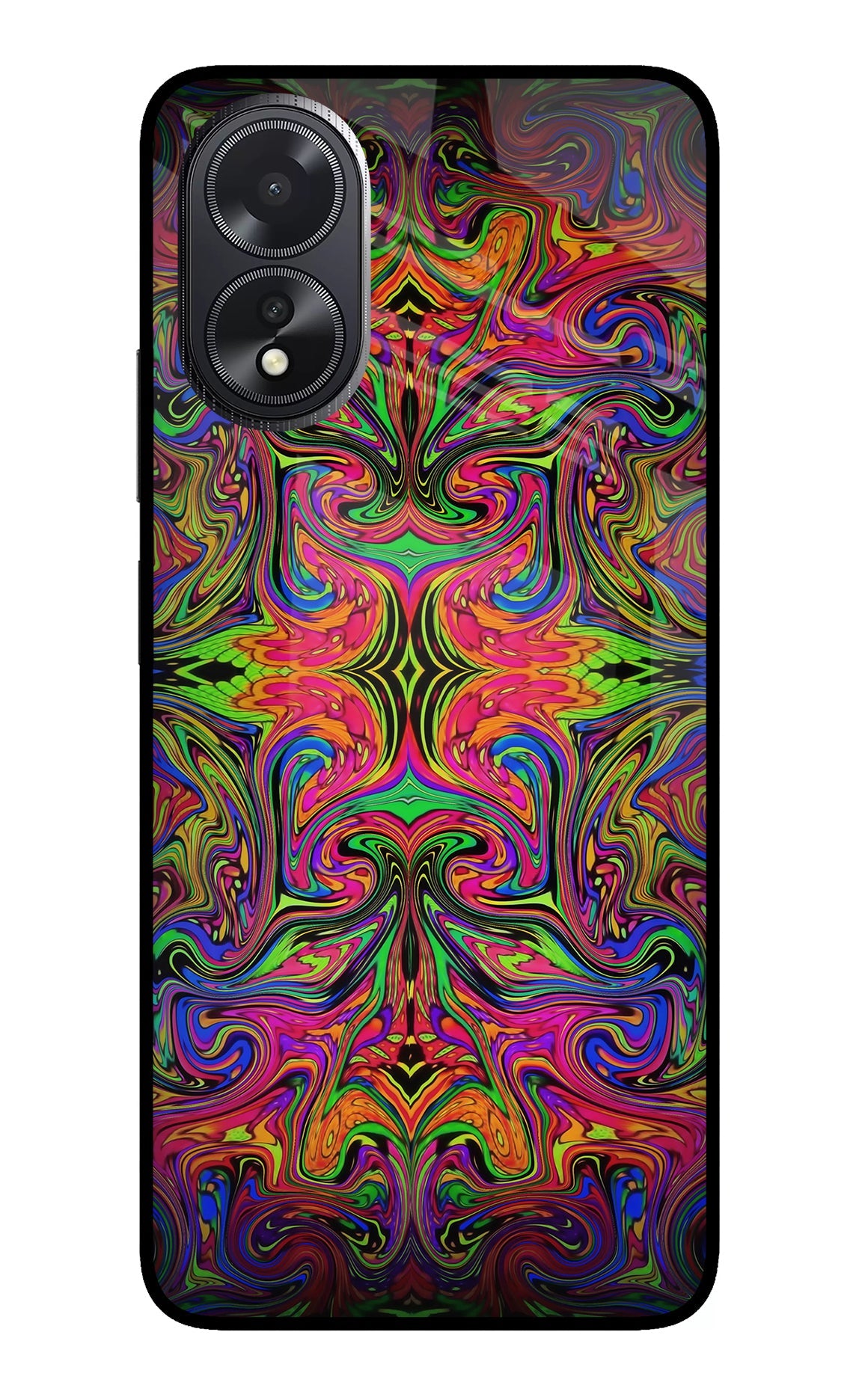 Psychedelic Art Oppo A18/Oppo A38 Back Cover