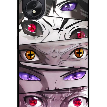 Naruto Anime Oppo A18/Oppo A38 Glass Case Back Cover by Casekaro