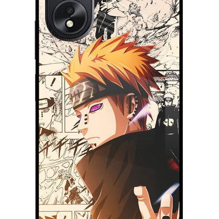 Pain Anime Oppo A18/Oppo A38 Glass Case Back Cover by Casekaro