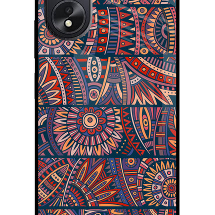 African Culture Design Oppo A18/Oppo A38 Glass Case Back Cover by Casekaro
