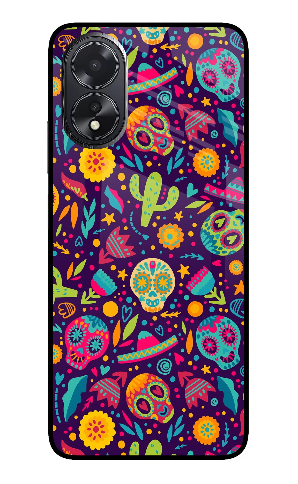 Mexican Design Oppo A18/Oppo A38 Back Cover