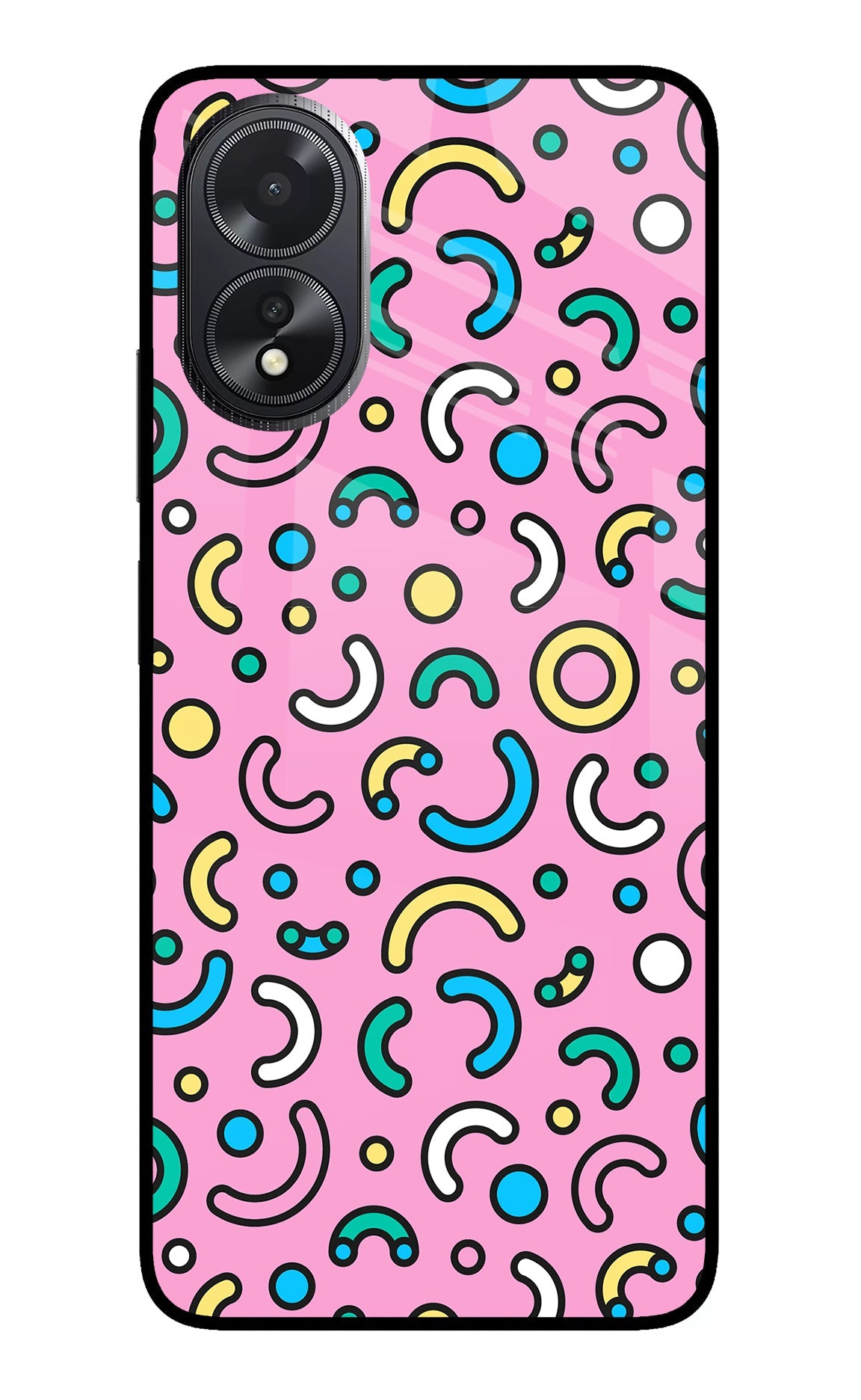 Memphis Design Oppo A18/Oppo A38 Back Cover