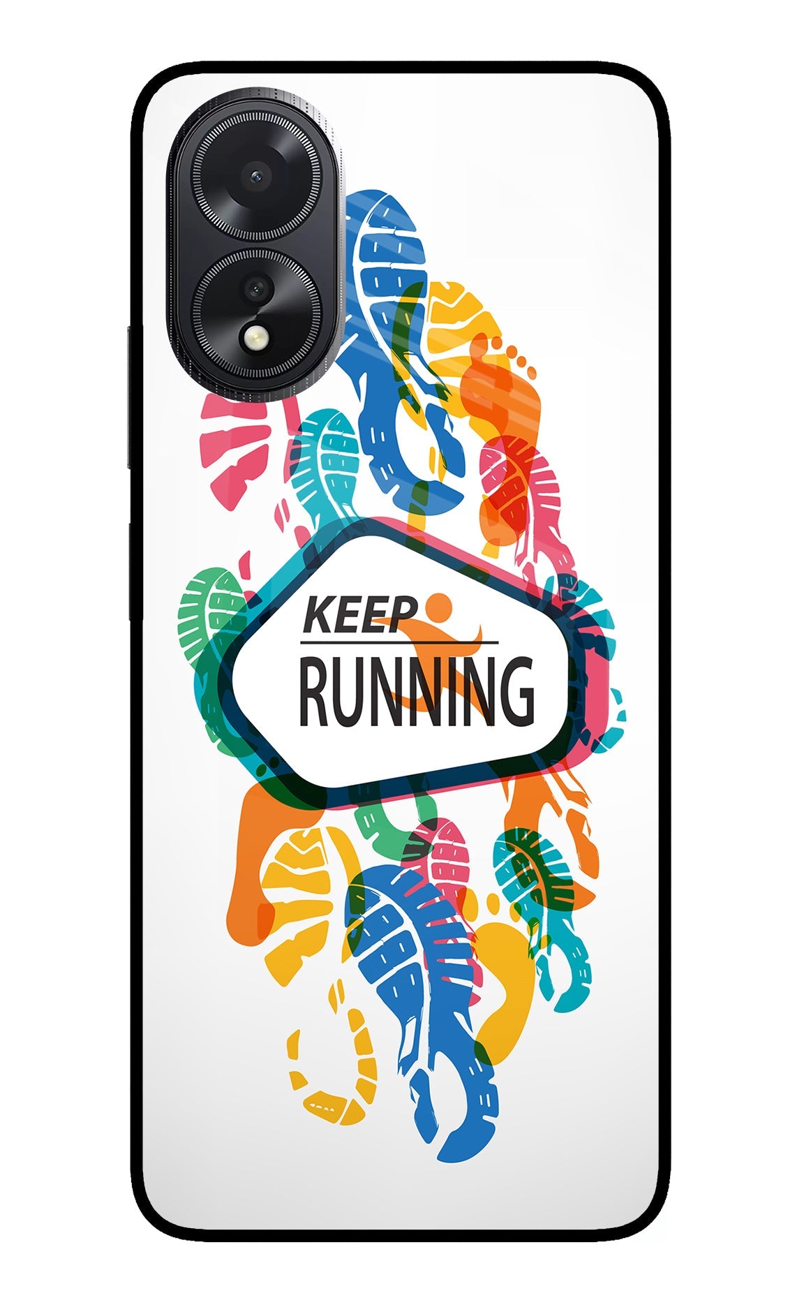 Keep Running Oppo A18/Oppo A38 Back Cover