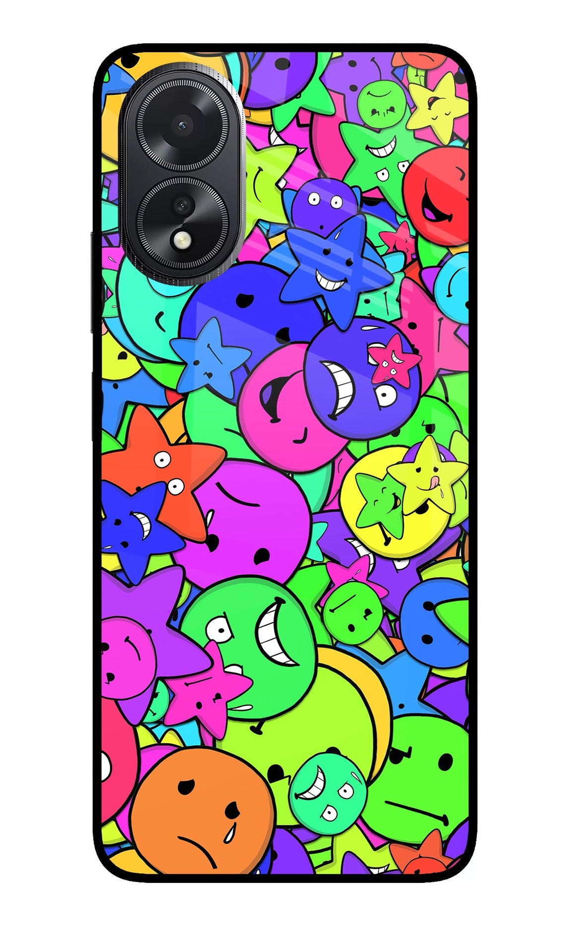 Fun Doodle Oppo A18/Oppo A38 Back Cover