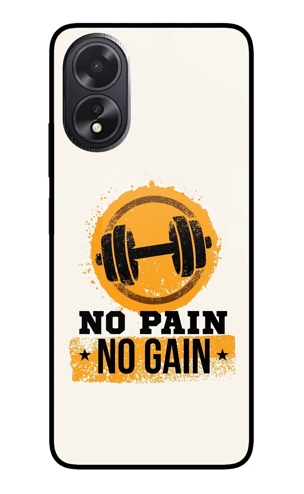 No Pain No Gain Oppo A18/Oppo A38 Back Cover