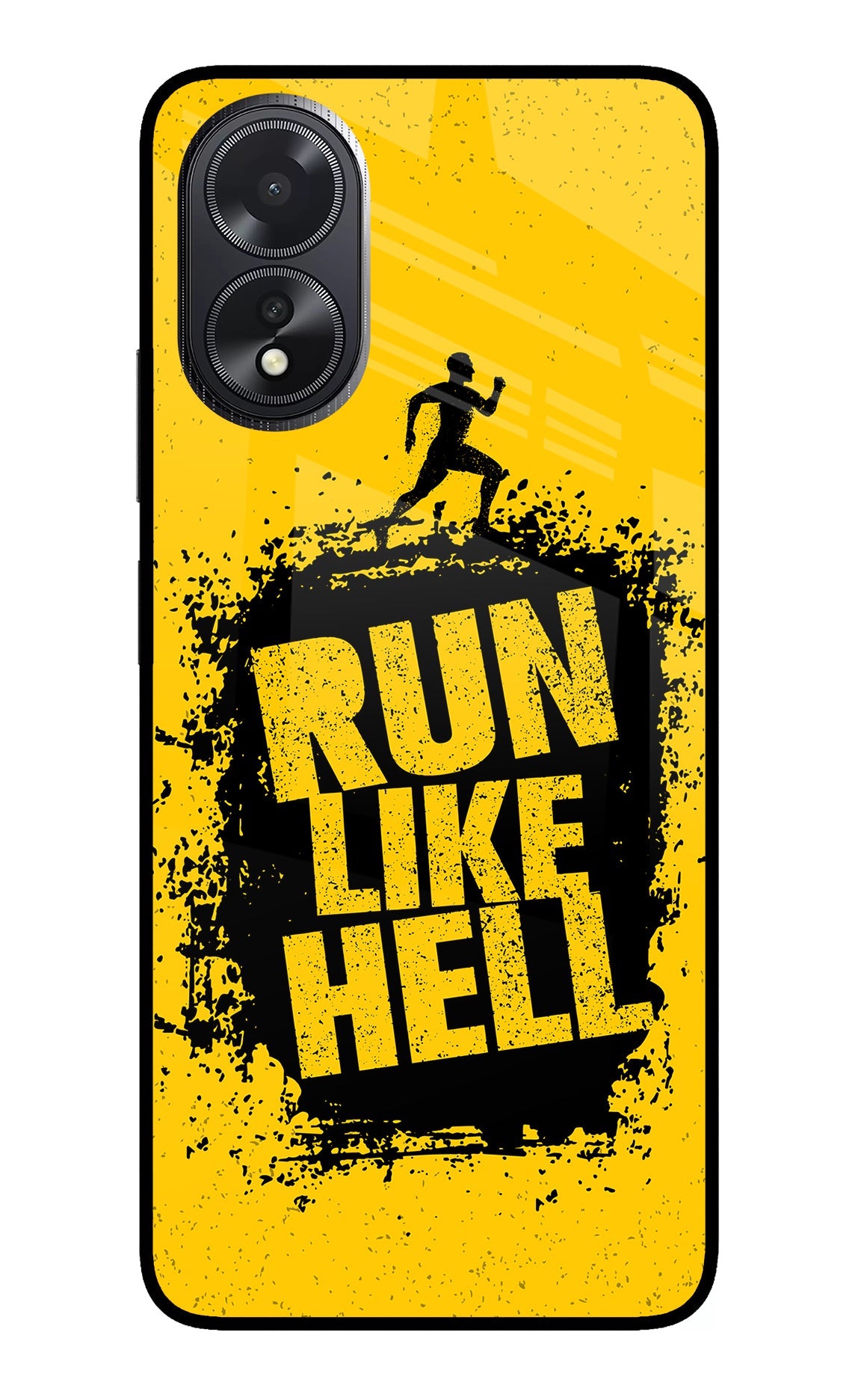 Run Like Hell Oppo A18/Oppo A38 Glass Case