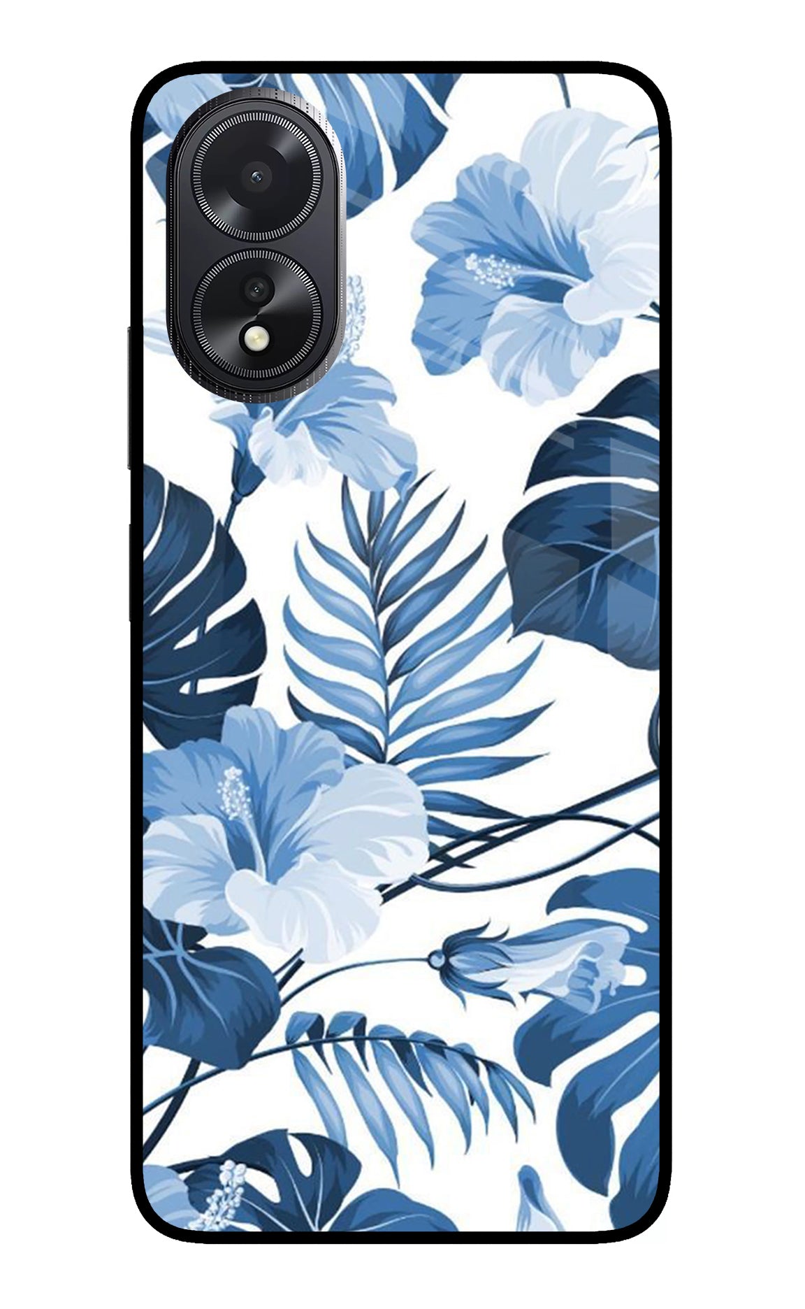 Fabric Art Oppo A18/Oppo A38 Glass Case