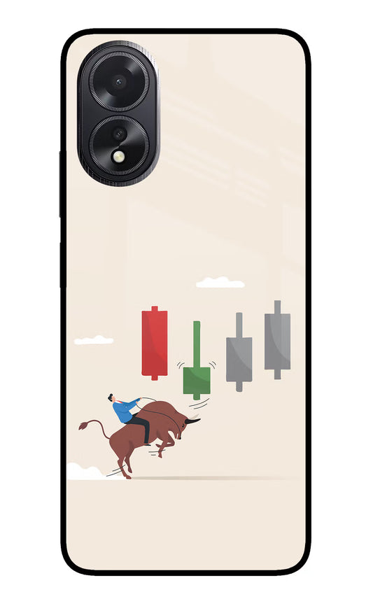 Bull Trading Momentum Oppo A18/Oppo A38 Glass Case