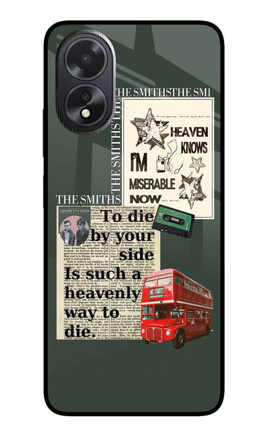 The Smiths Oppo A18/Oppo A38 Glass Case