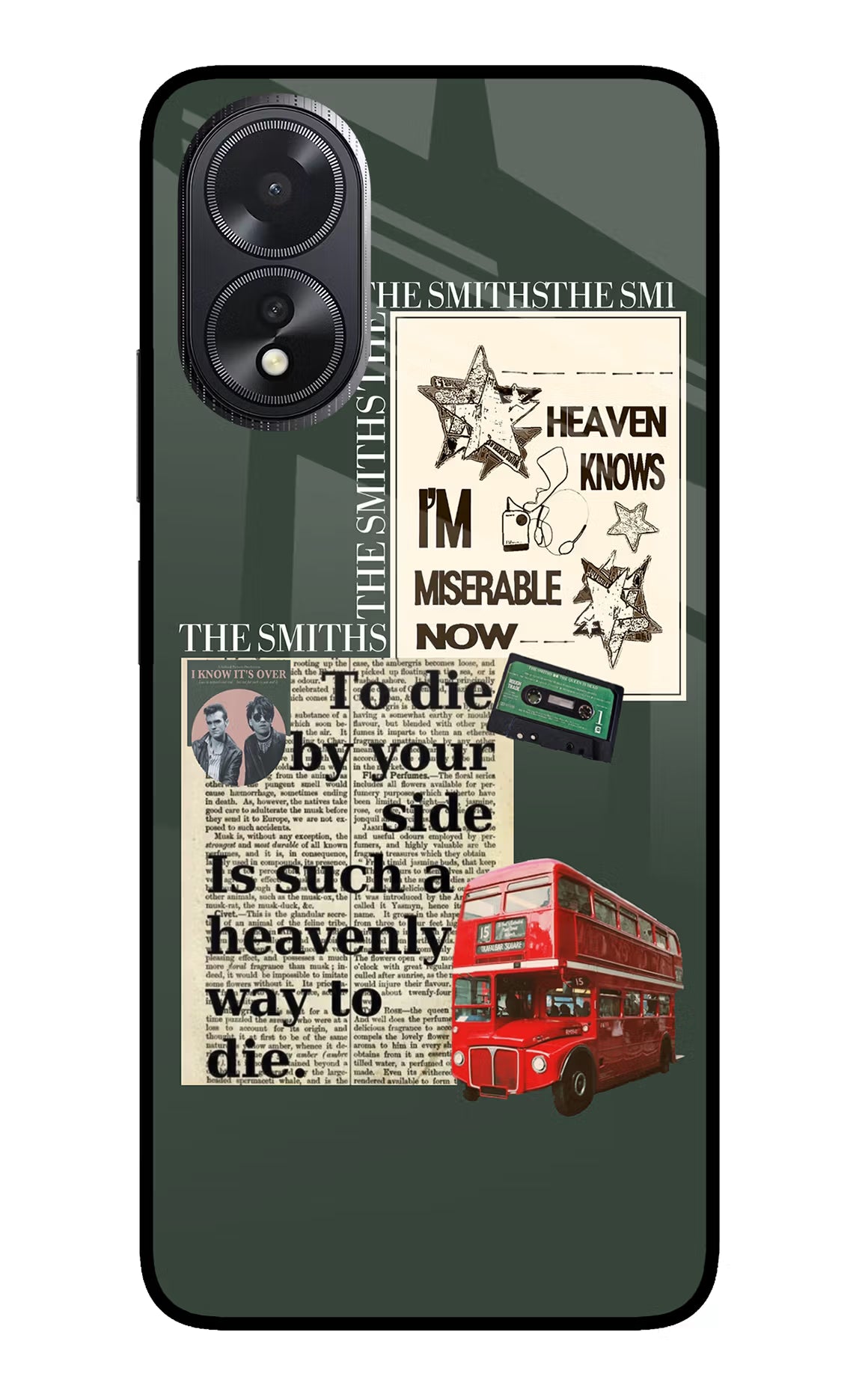 The Smiths Oppo A18/Oppo A38 Glass Case Back Cover by Casekaro