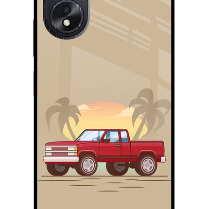 Desert Classic Drive Oppo A18/Oppo A38 Glass Case Back Cover by Casekaro