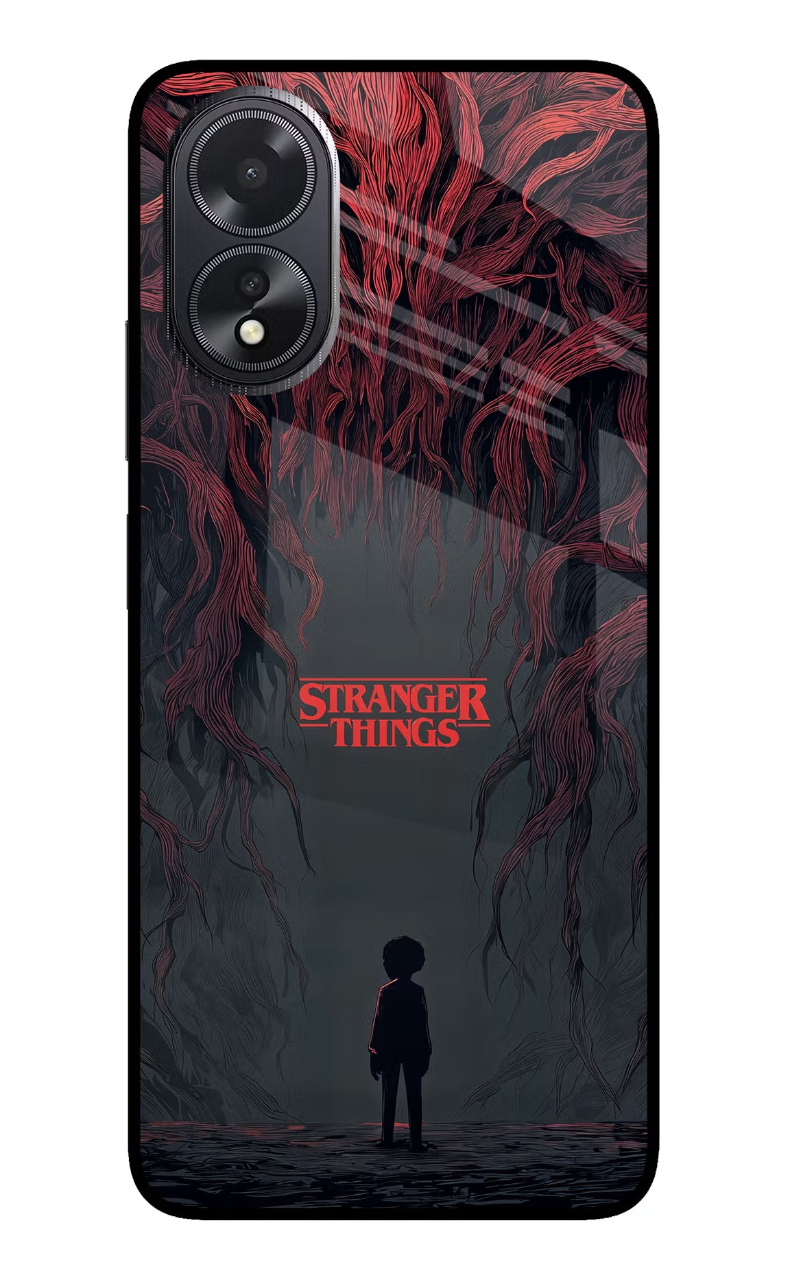 Ordinary Things Dark Side Oppo A18/Oppo A38 Glass Case Back Cover by Casekaro