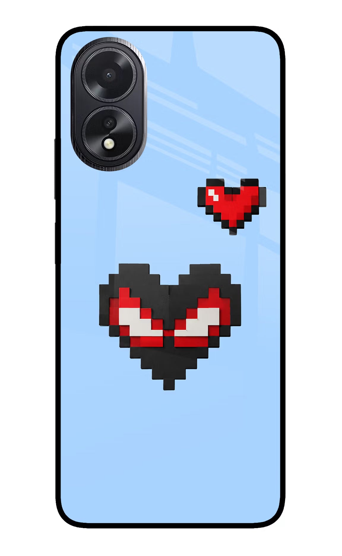 Peter Heart Oppo A18/Oppo A38 Glass Case