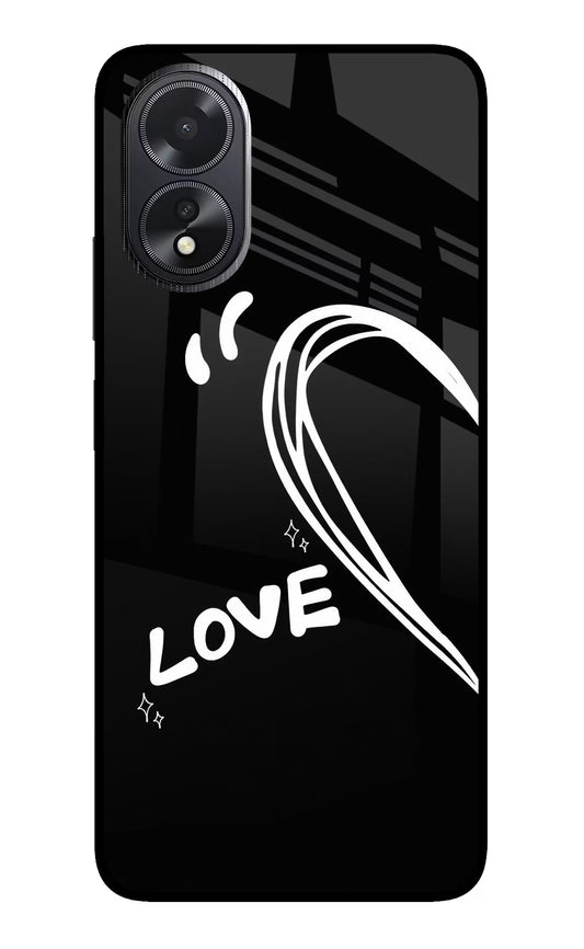 Love Line Oppo A18/Oppo A38 Glass Case