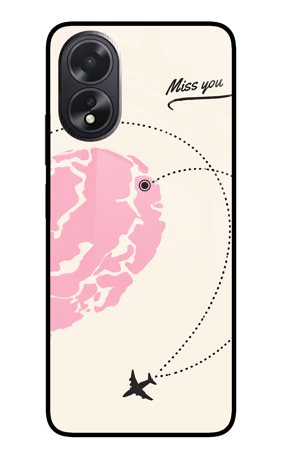 Miss Orbit Oppo A18/Oppo A38 Glass Case