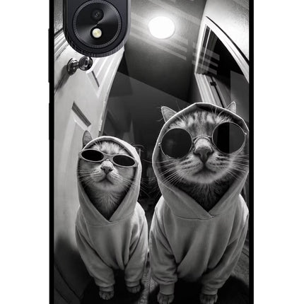 Hood Cats Oppo A18/Oppo A38 Glass Case